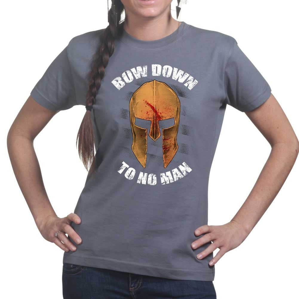 Bow Down To No Man Ladies T-shirt