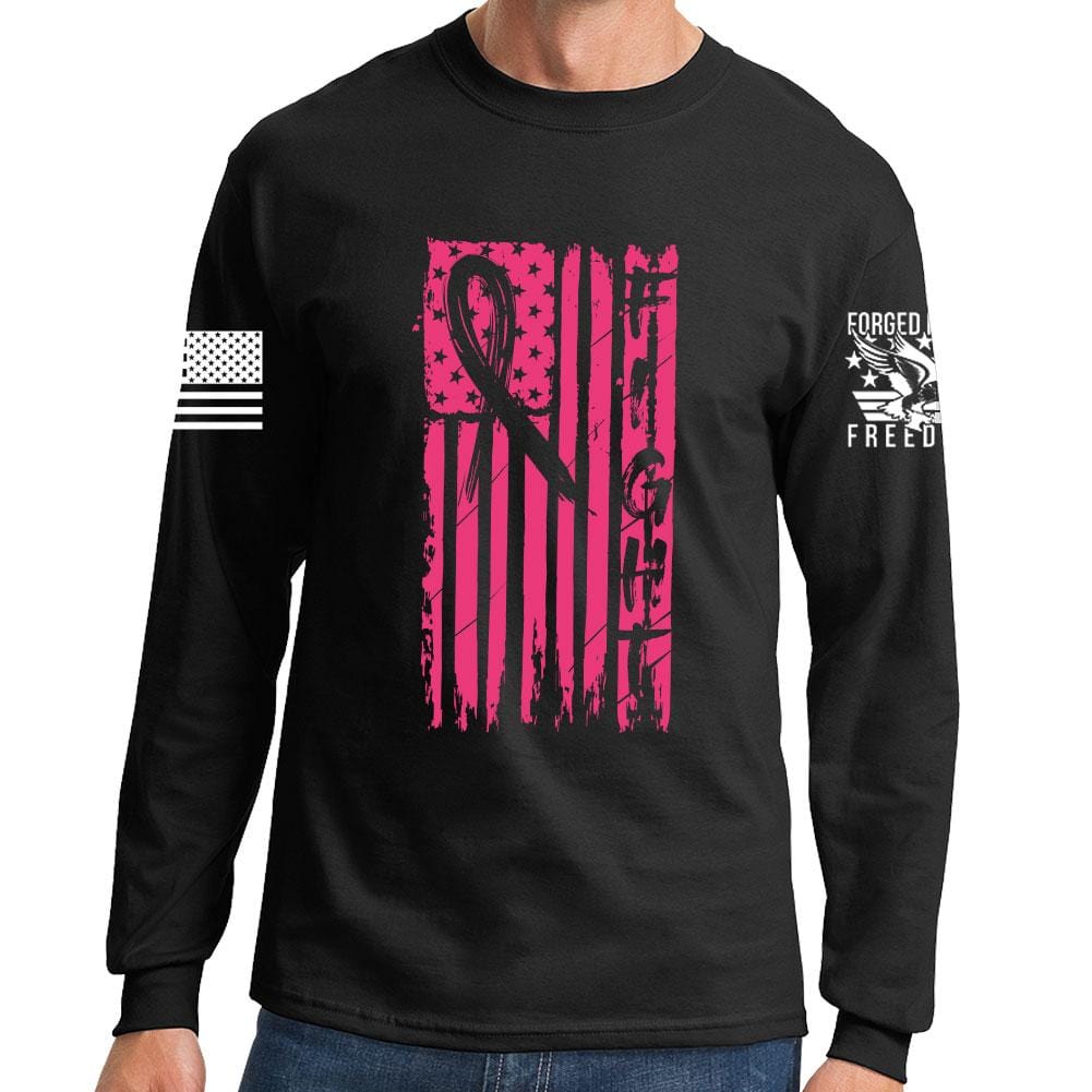 FIGHT - Breast Cancer Awareness Long Sleeve T-shirt