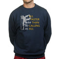 Bullets Faster Than 911 Mens Sweatshirt