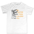 Bullets Faster Than 911 Mens T-shirt