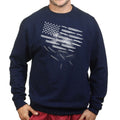 Unisex Bullets and Grenades Flag Sweatshirt