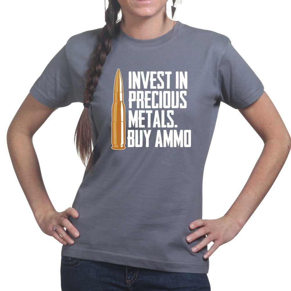Invest In Ammo Ladies T-shirt
