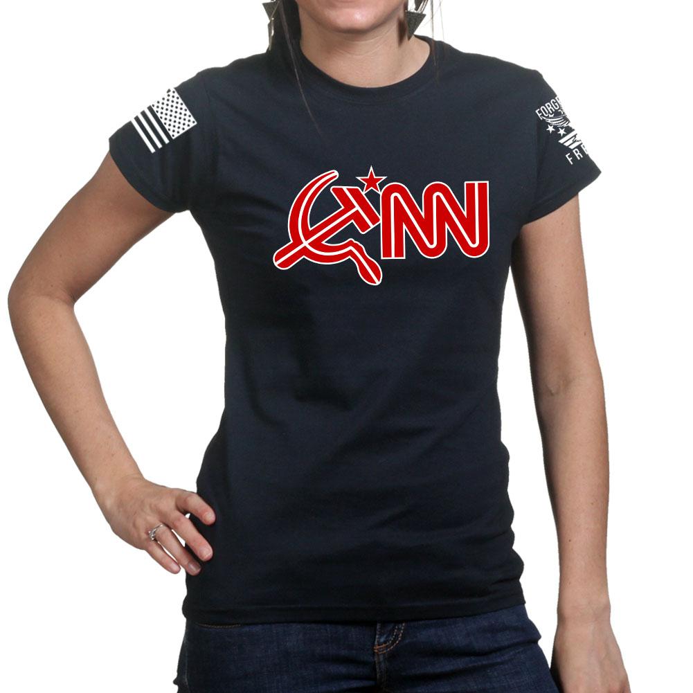 Commie News Network Ladies T-shirt