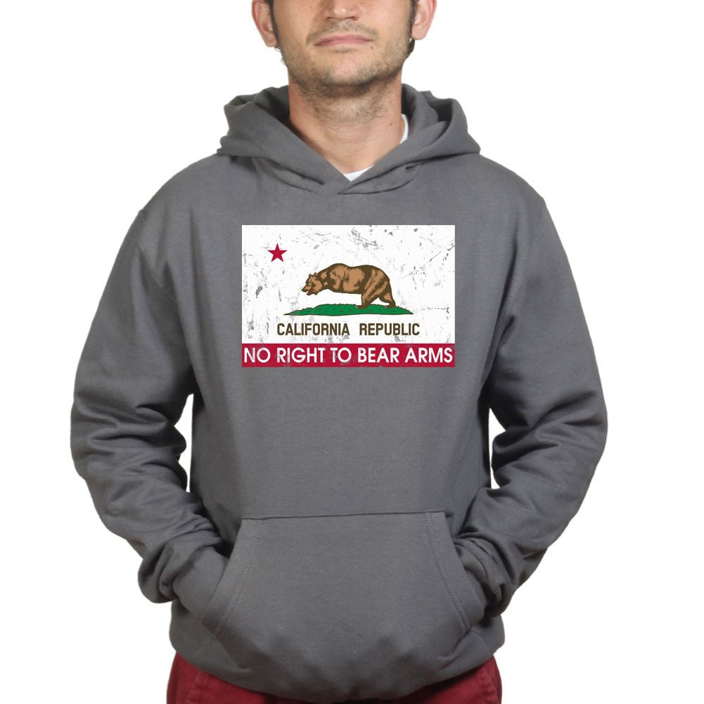 California Republic No Right To Bear Arms Mens Hoodie