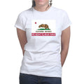 California Republic No Right To Bear Arms Ladies T-shirt