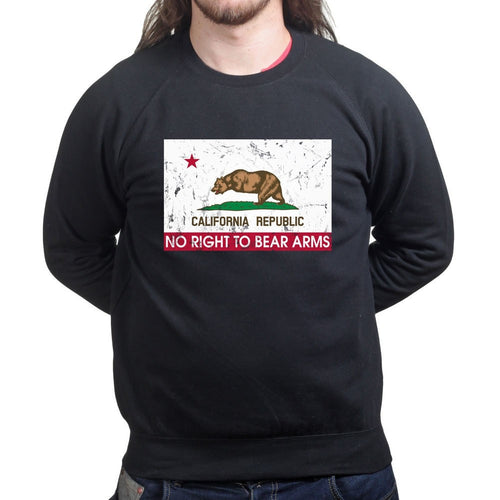 California Republic No Right To Bear Arms Mens Sweatshirt