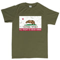 California Republic No Right To Bear Arms Mens T-shirt