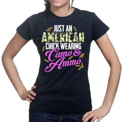 Camo And Ammo Ladies T-shirt