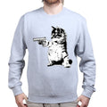 Unisex Kitty Cat Gun Sweatshirt