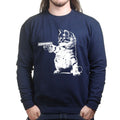 Unisex Kitty Cat Gun Sweatshirt
