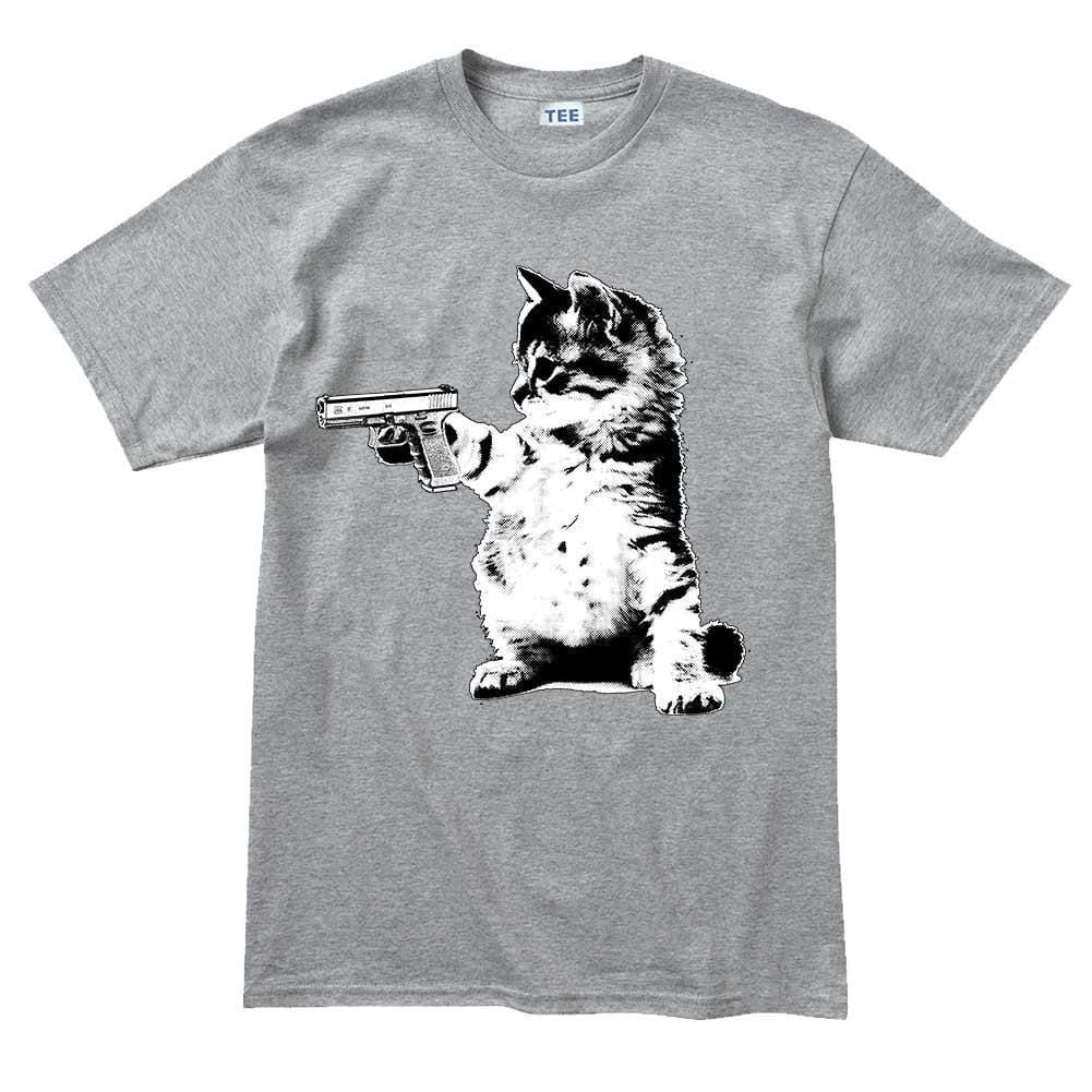 Men's Kitty Cat Gun T-shirt