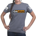 Certified Gun Whore Ladies T-shirt