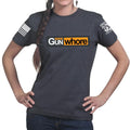 Certified Gun Whore Ladies T-shirt