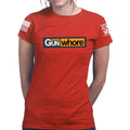 Certified Gun Whore Ladies T-shirt