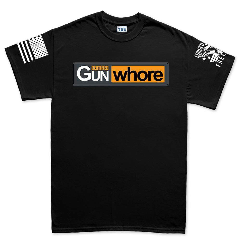 Certified Gun Whore Men's T-shirt