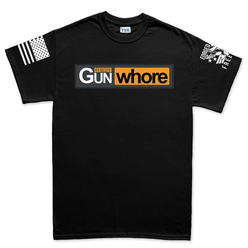 Certified Gun Whore Men's T-shirt