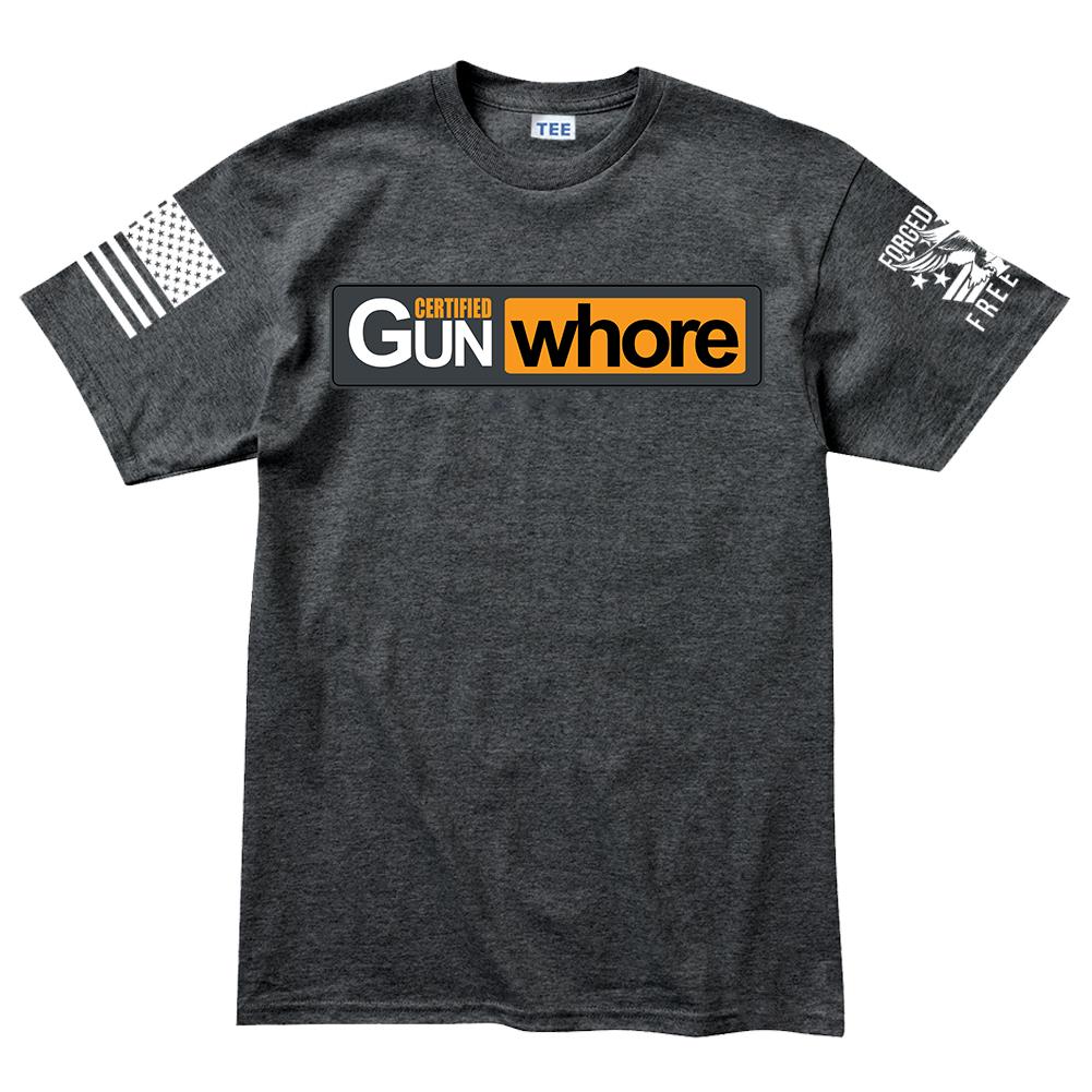 Certified Gun Whore Men's T-shirt