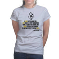 Charlton Heston Quote Ladies T-shirt