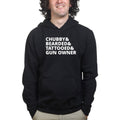 Chubby, Bearded, Tattooed, and Gun Owner Mens Hoodie