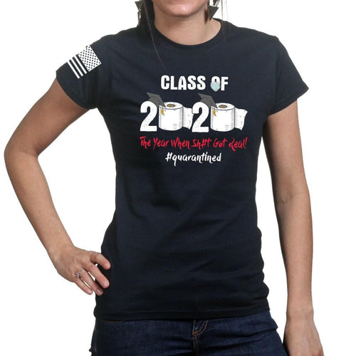 Ladies Class of 2020 Quarantine T-shirt