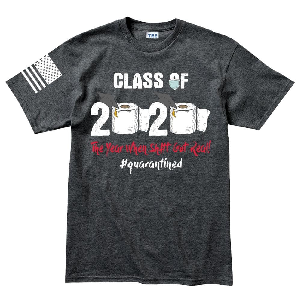 Mens Class of 2020 Quarantine T shirt