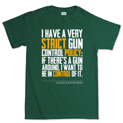 Clint's Gun Control Men's T-shirt