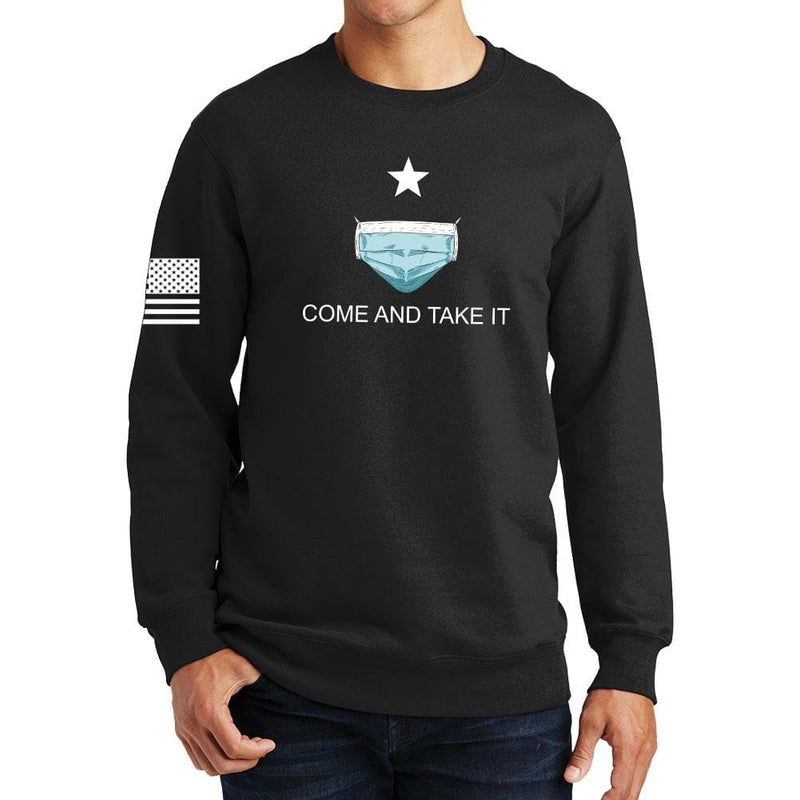 Mens Come and Take it - Medical Mask Edition Sweatshirt