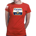Ladies Corona Virus Beer T-shirt