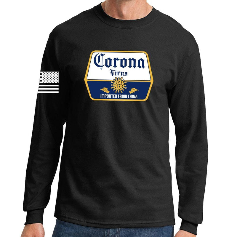 Corona Virus Beer Long Sleeve T-shirt