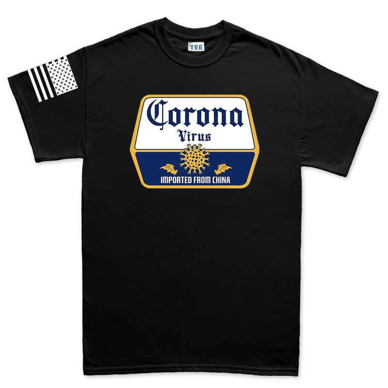 Mens Corona Virus Beer T-shirt