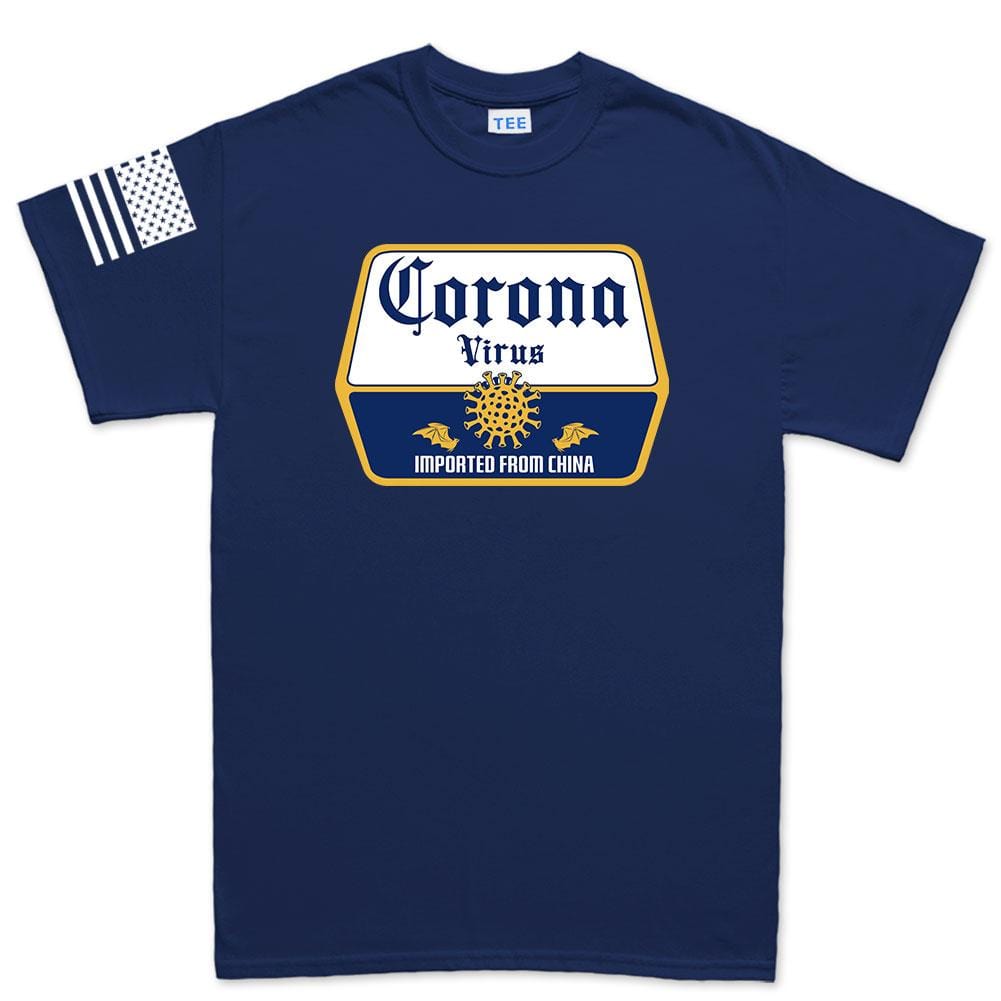 Mens Corona Virus Beer T-shirt