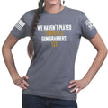 Cowboys and Gun Grabbers Ladies T-shirt