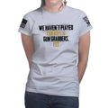 Cowboys and Gun Grabbers Ladies T-shirt