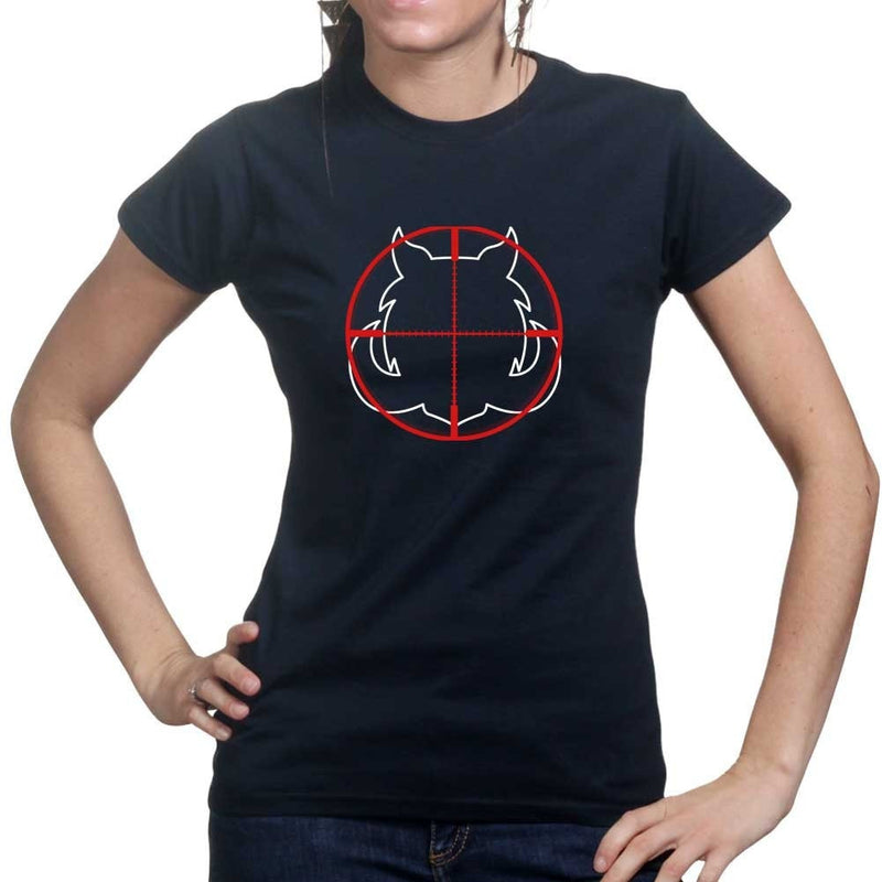 Hog Cross Hairs Ladies T-shirt