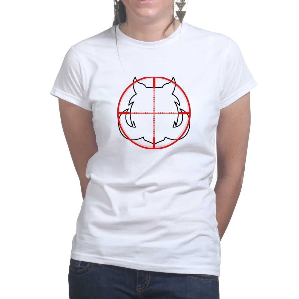 Hog Cross Hairs Ladies T-shirt