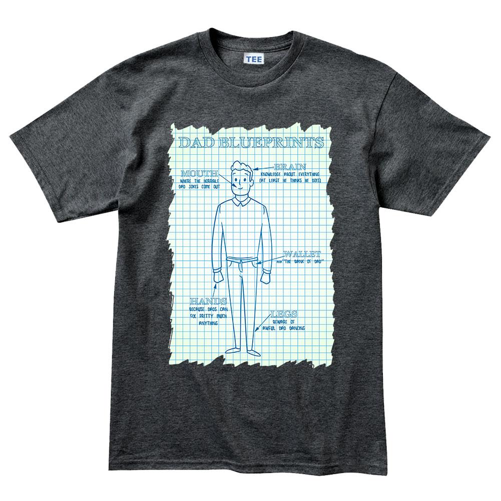 Dad Blueprints Men's T-shirt