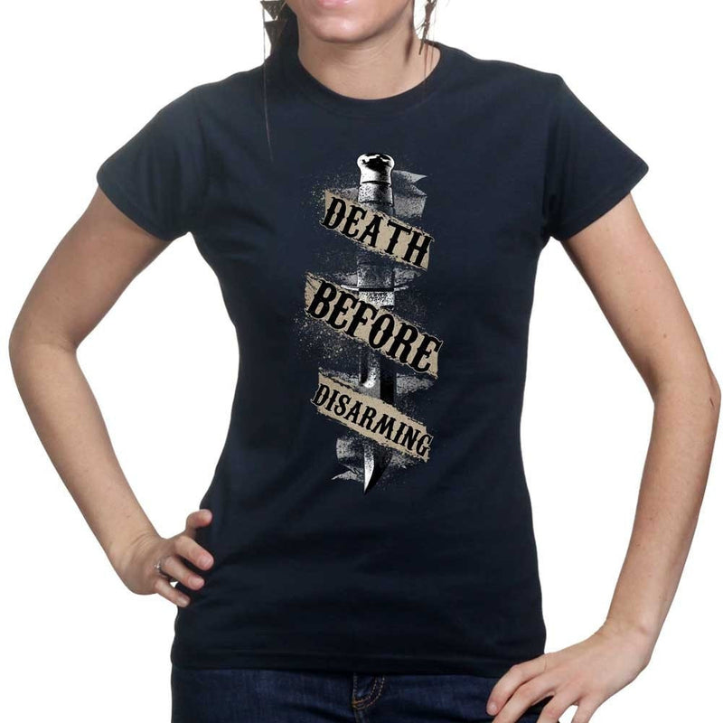 Death Before Disarming Ladies T-shirt