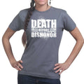 Ladies Death Before Dishonor T-shirt