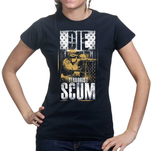 Ladies Terrorist Scum T-shirt