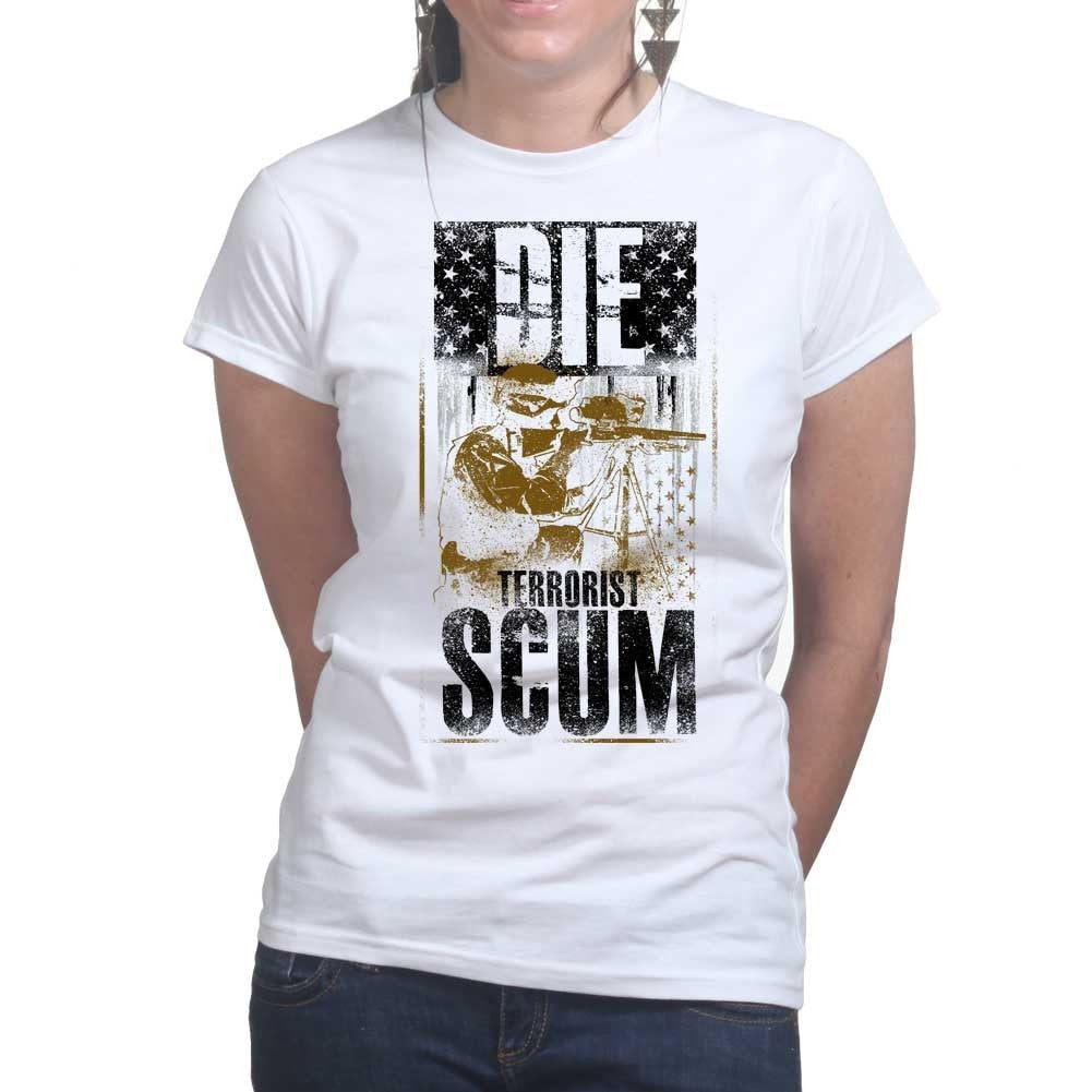 Ladies Terrorist Scum T-shirt