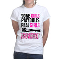 Girls, Dolls, and Hunting - Ladies T-shirt