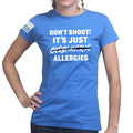Ladies Don't Shoot Coronavirus T-shirt