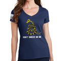 Ladies Don't Sneeze On Me V-Neck T-shirt