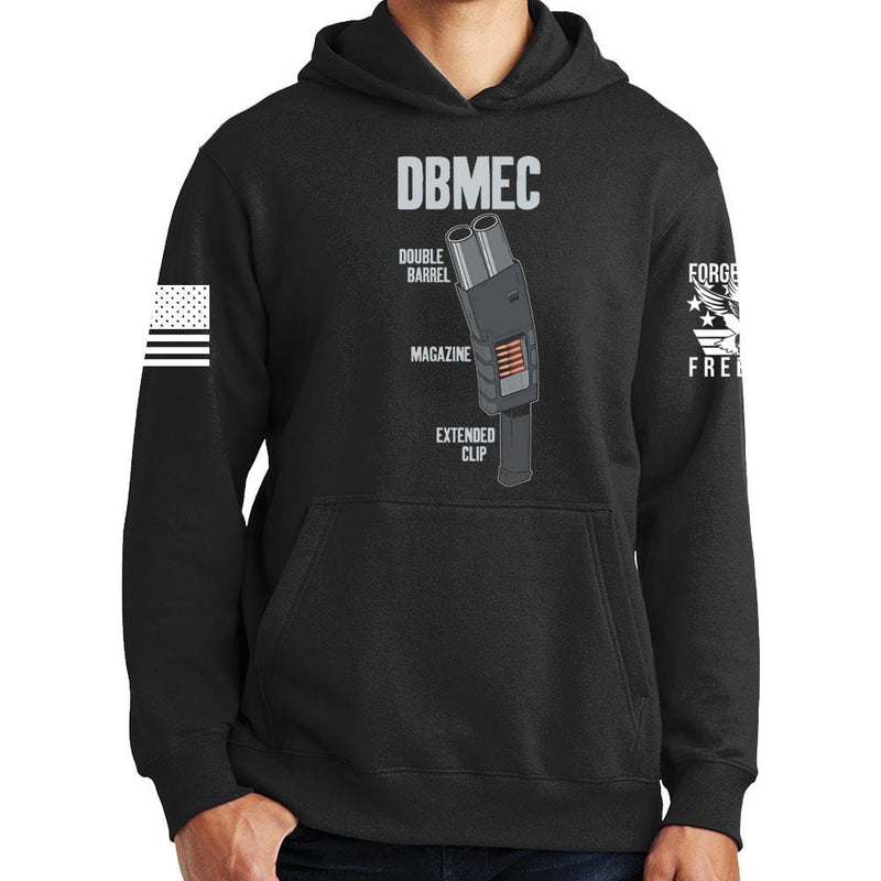 Double Barrel Magazine Extended Clip Hoodie