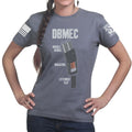 Ladies Double Barrel Magazine Extended Clip T-shirt