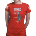 Ladies Double Barrel Magazine Extended Clip T-shirt