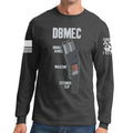 Double Barrel Magazine Extended Clip Long Sleeve T-shirt