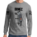 Double Barrel Magazine Extended Clip Long Sleeve T-shirt