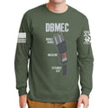 Double Barrel Magazine Extended Clip Long Sleeve T-shirt