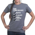 EDC Checklist Ladies T-shirt
